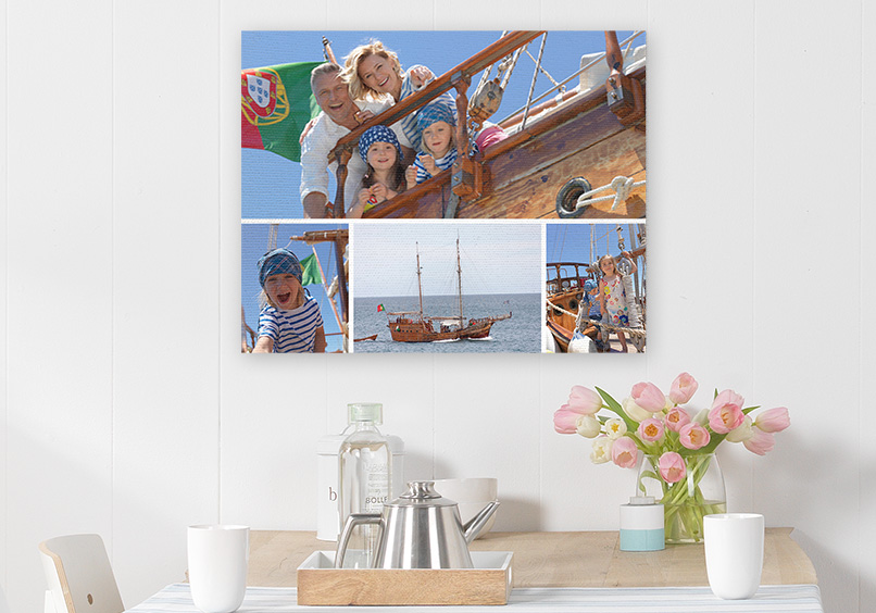 Mit einer Leinwand-Collage können Sie gleich aus mehreren Fotos wahre Kunstwerke erstellen Mit einer Leinwand-Collage können Sie gleich aus mehreren Fotos wahre Kunstwerke erstellen